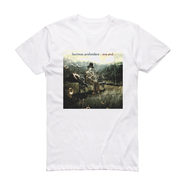 Lacrimas Profundere Ave End Album Cover T-Shirt White