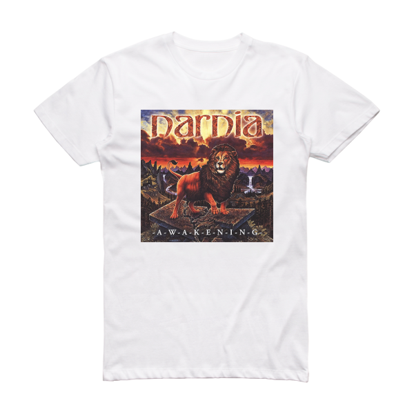 Narnia Awakening 1 Album Cover T-Shirt White