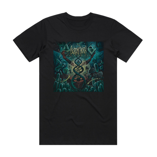 Decrepit Birth Axis Mundi 1 Album Cover T-Shirt Black