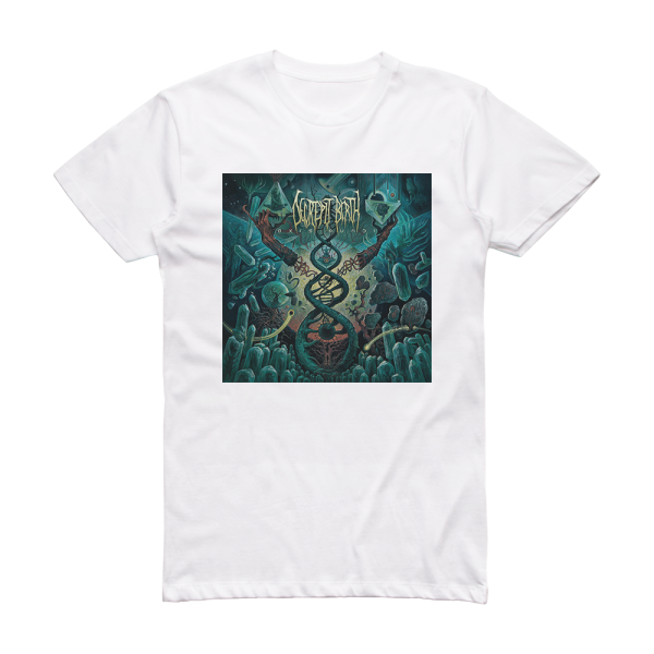 Decrepit Birth Axis Mundi 1 Album Cover T-Shirt White
