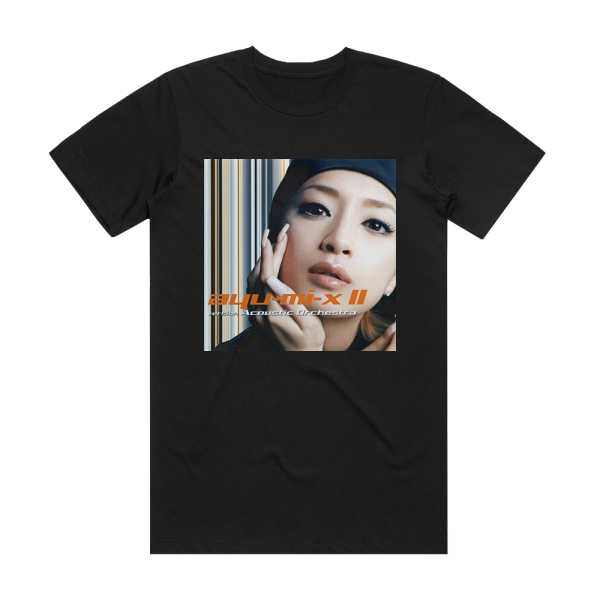 Ayumi Hamasaki Ayu Mi X  3 Album Cover T-Shirt Black