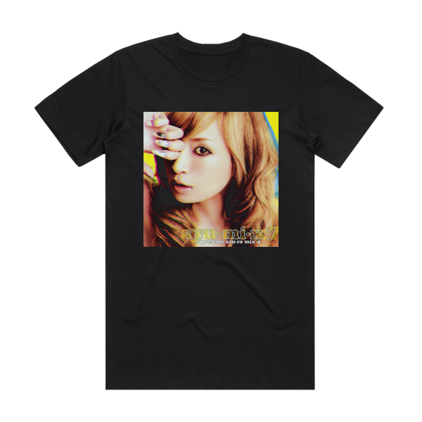 Ayumi Hamasaki Ayu Mi X 7 1 Album Cover T-Shirt Black