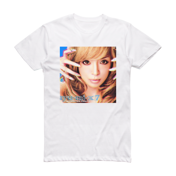 Ayumi Hamasaki Ayu Mi X 7 2 Album Cover T-Shirt White