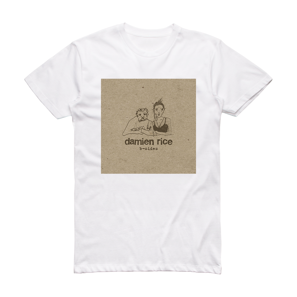 Damien Rice B Sides 2 Album Cover T Shirt White