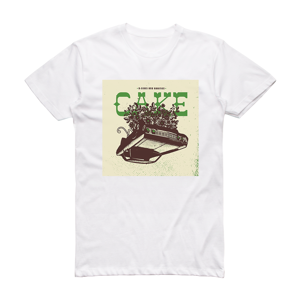 CAKE B Sides And Rarities 1 Album Cover T Shirt White