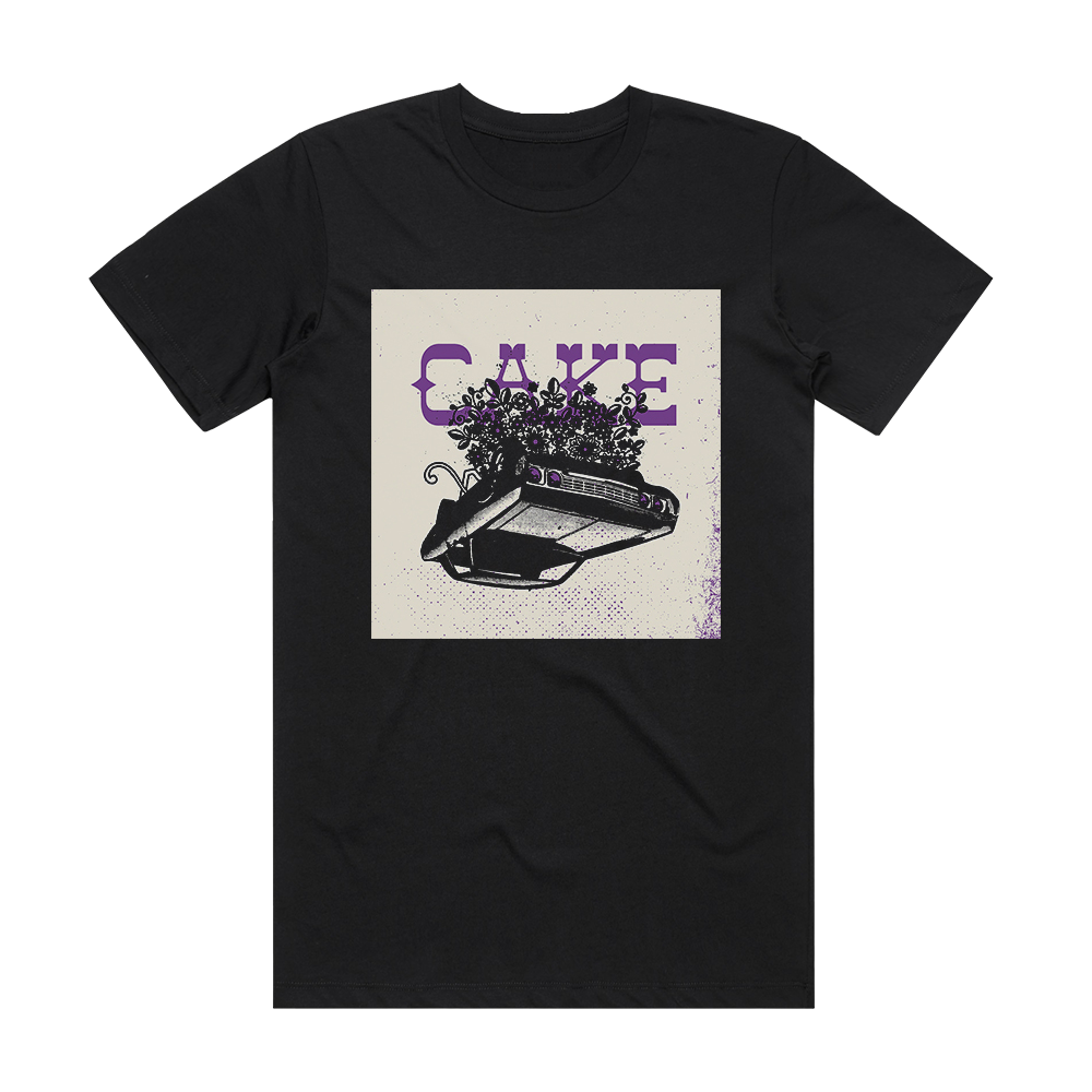 CAKE B Sides And Rarities 2 Album Cover T Shirt Black