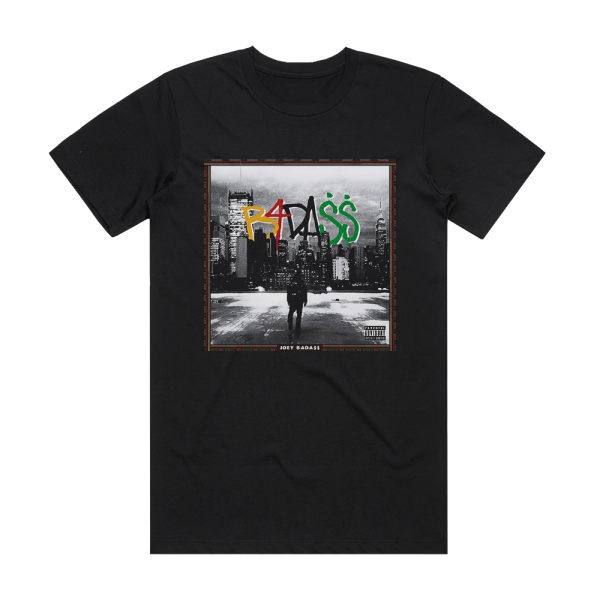 Joey BadaSS B4Da 1 Album Cover T-Shirt Black