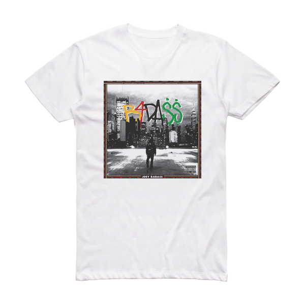 Joey BadaSS B4Da 1 Album Cover T-Shirt White