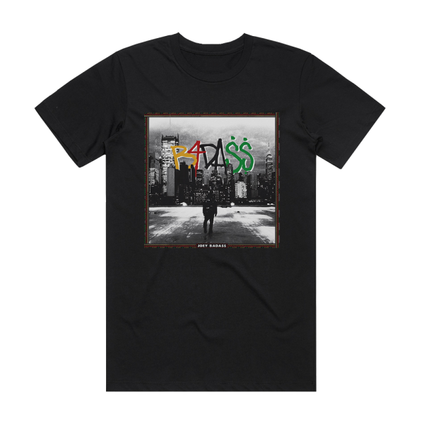 Joey BadaSS B4Da 2 Album Cover T-Shirt Black