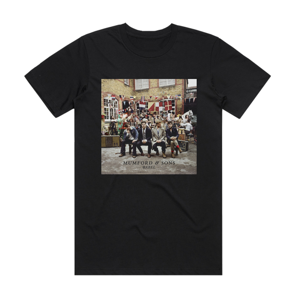 Mumford and Sons Babel Album Cover T-Shirt Black