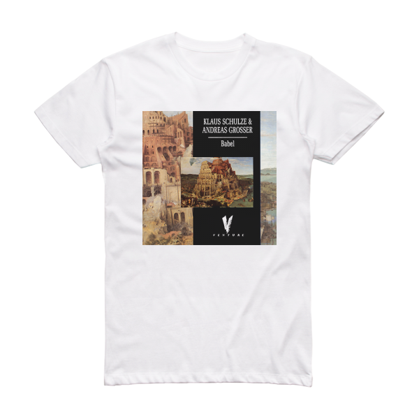 Klaus Schulze Babel Album Cover T-Shirt White