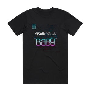 Anton Powers Baby Album Cover T-Shirt Black