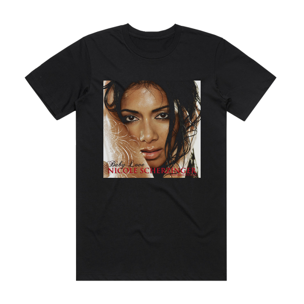 Nicole Scherzinger Baby Love Album Cover T-Shirt Black