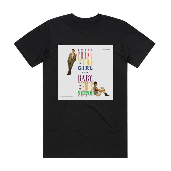 Everything but the Girl Baby The Stars Shine Bright Album Cover T-Shirt Black