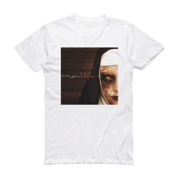 In Strict Confidence Babylon Album Cover T-Shirt White