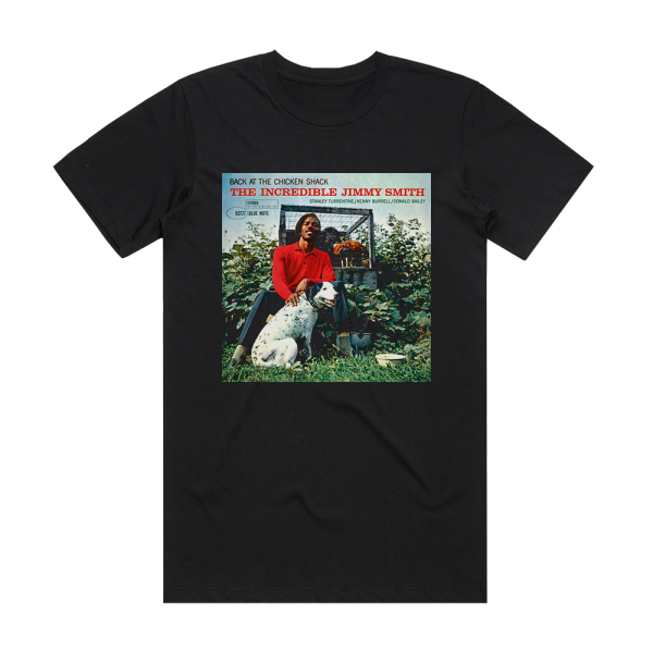 Jimmy Smith Back At The Chicken Shack Album Cover T-Shirt Black