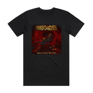 Massacre Back From Beyond Album Cover T-Shirt Black