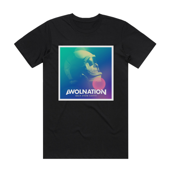 AWOLNATION Back From Earth Album Cover T-Shirt Black
