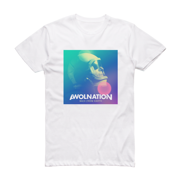 AWOLNATION Back From Earth Album Cover T-Shirt White