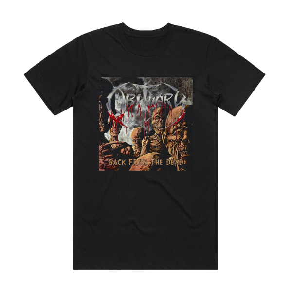 Obituary Back From The Dead Album Cover T-Shirt Black