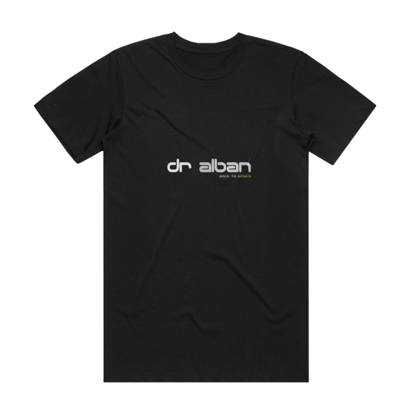 Dr Alban Back To Basics Album Cover T-Shirt Black