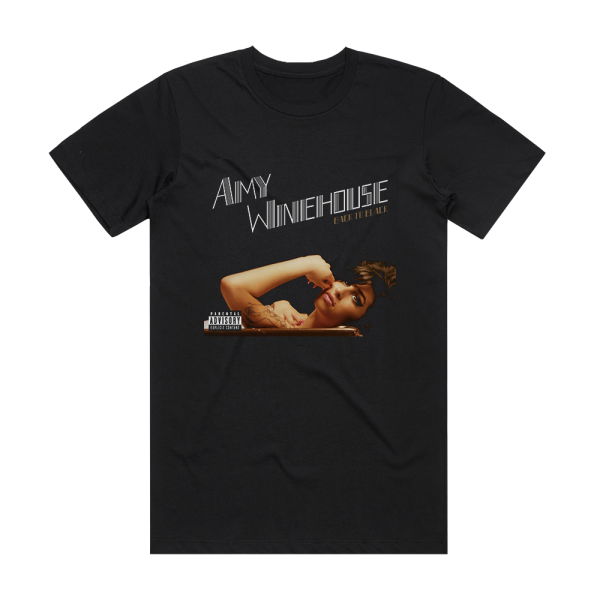 Amy Winehouse Back To Black 3 Album Cover T-Shirt Black
