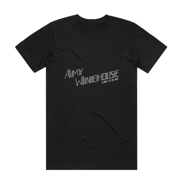 Amy Winehouse Back To Black 4 Album Cover T-Shirt Black