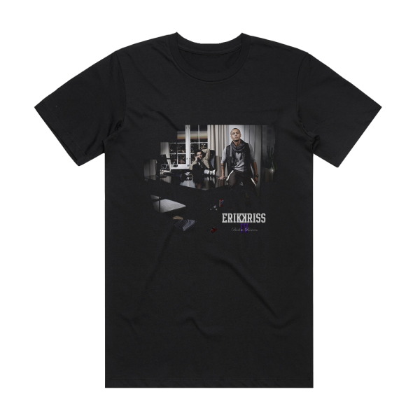 Erik og Kriss Back To Business Album Cover T-Shirt Black