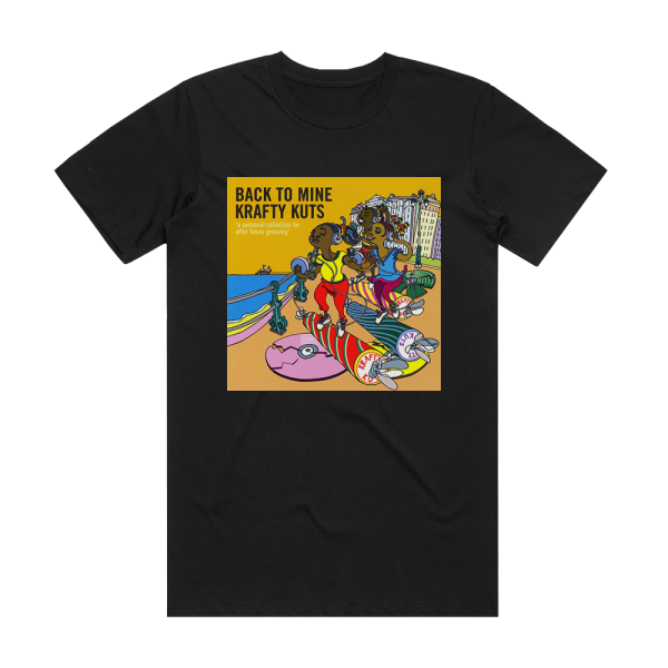 Krafty Kuts Back To Mine Krafty Kuts Album Cover T-Shirt Black