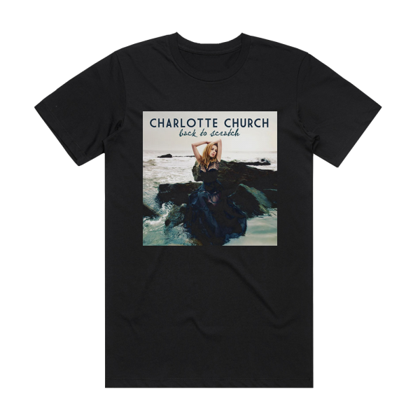 Charlotte Church Back To Scratch Album Cover T-Shirt Black