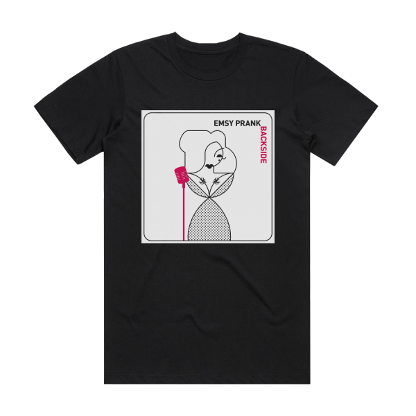Emsy Prank Backside Album Cover T-Shirt Black