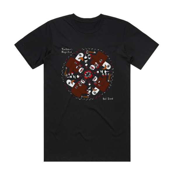 Magic Trick Bad Blood Album Cover T-Shirt Black