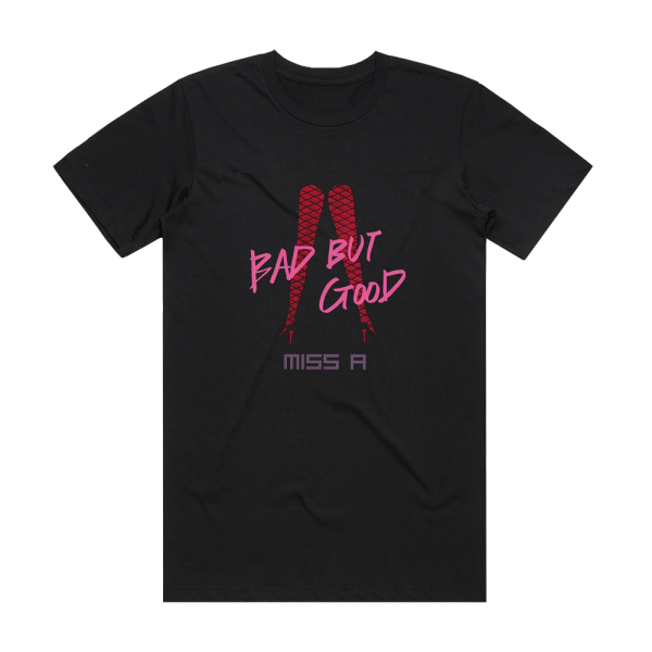 miss A Bad But Good Album Cover T-Shirt Black