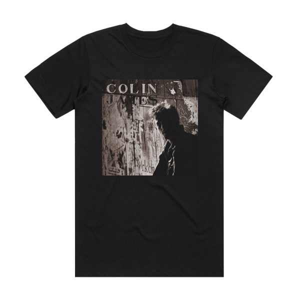 Colin James Bad Habits Album Cover T-Shirt Black