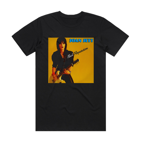 Joan Jett Bad Reputation 2 Album Cover T-Shirt Black