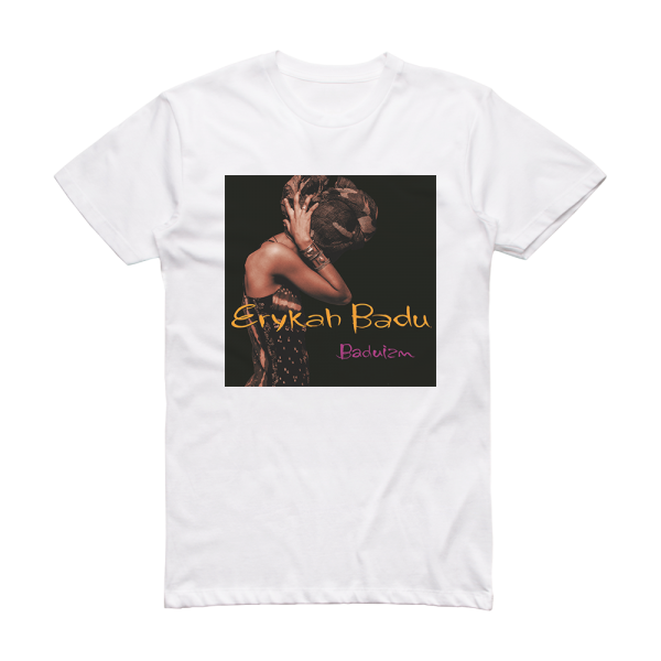 Erykah Badu Baduizm Album Cover T-Shirt White