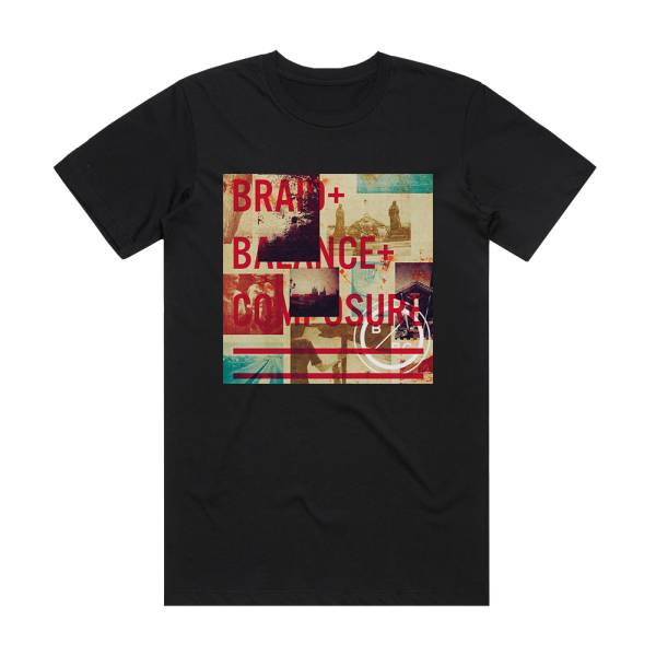 Braid Balance Composure Album Cover T-Shirt Black