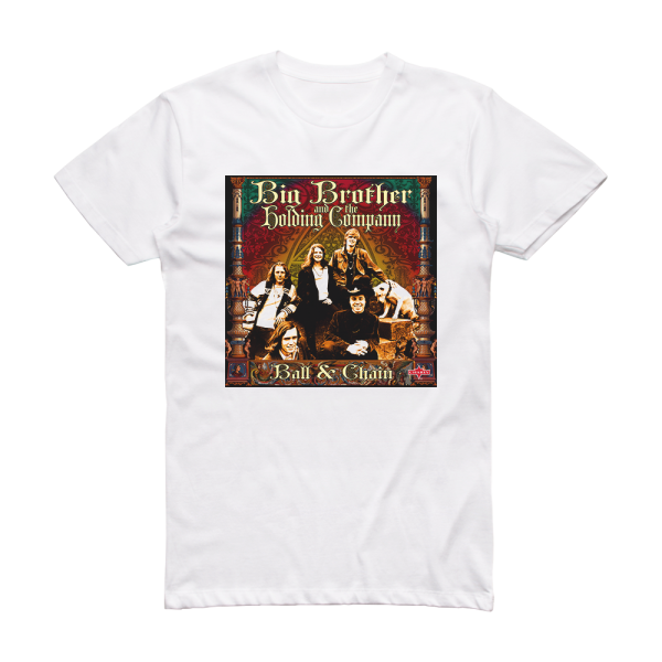 Big Brother and The Holding Company Ball Chain Album Cover T-Shirt White