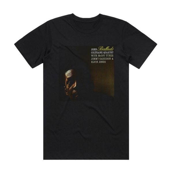 John Coltrane Quartet Ballads 2 Album Cover T-Shirt Black
