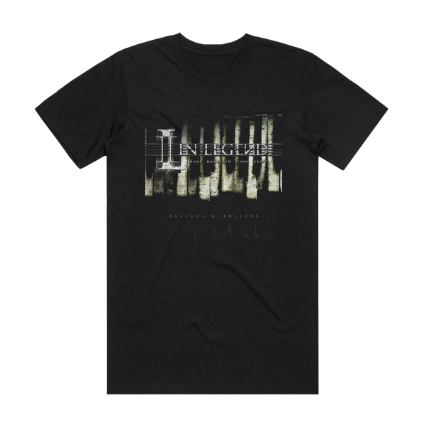 In Legend Ballads N Bullets Album Cover T-Shirt Black