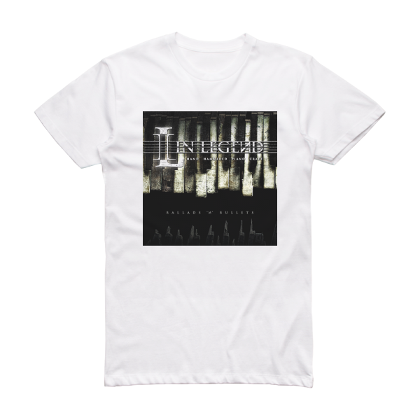 In Legend Ballads N Bullets Album Cover T-Shirt White