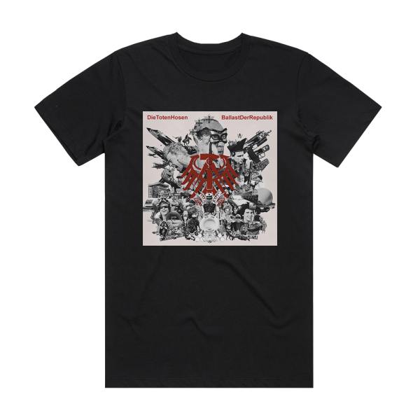 Die Toten Hosen Ballast Der Republik 2 Album Cover T-Shirt Black