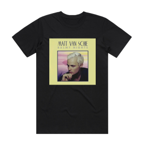 Matt Van Schie Balmy Nights Album Cover T-Shirt Black