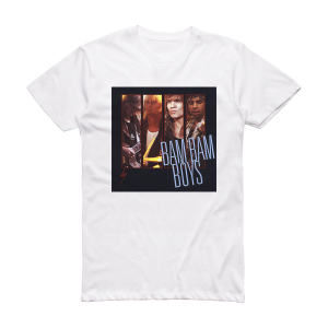Bam Bam Boys Bam Bam Boys Album Cover T-Shirt White
