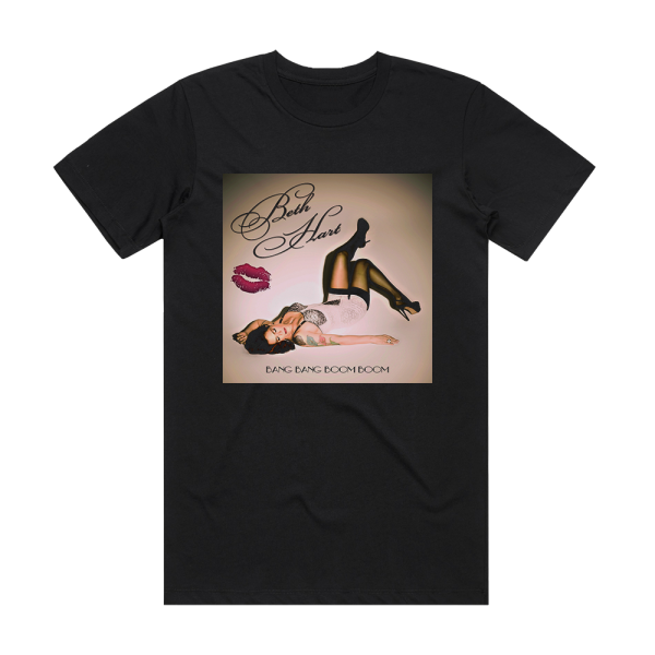 Beth Hart Bang Bang Boom Boom Album Cover T-Shirt Black