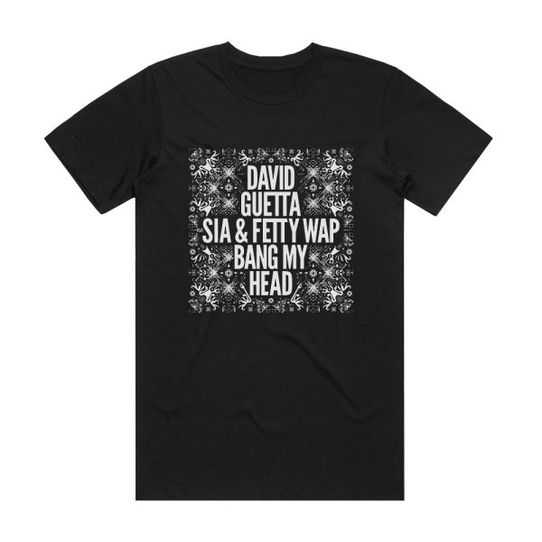 David Guetta Bang My Head Album Cover T-Shirt Black