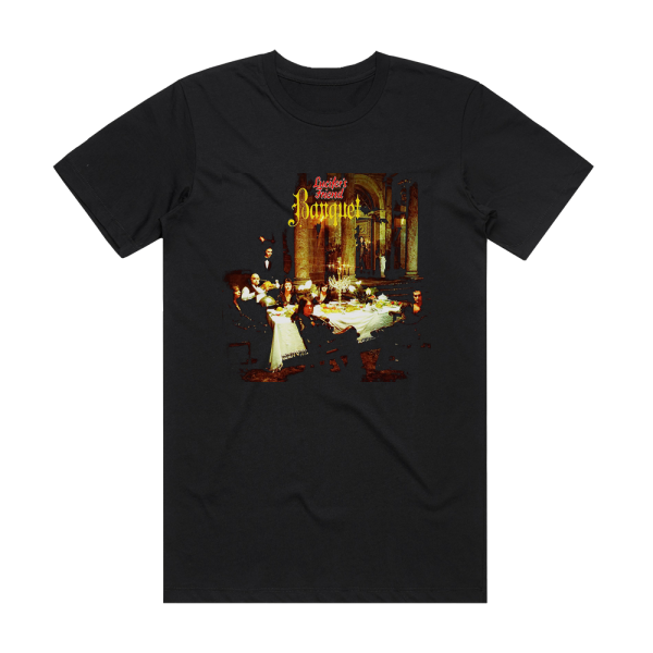 Lucifers Friend Banquet Album Cover T-Shirt Black