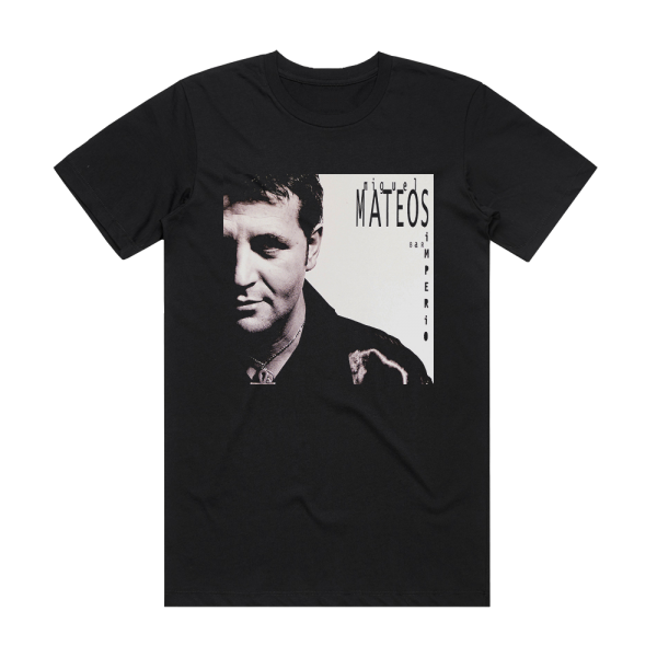 Miguel Mateos Bar Imperio Album Cover T-Shirt Black