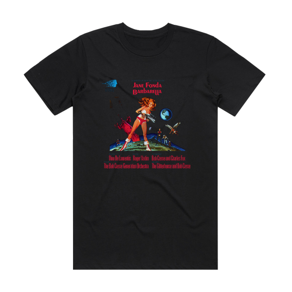 Bob Crewe Barbarella 2 Album Cover T-Shirt Black