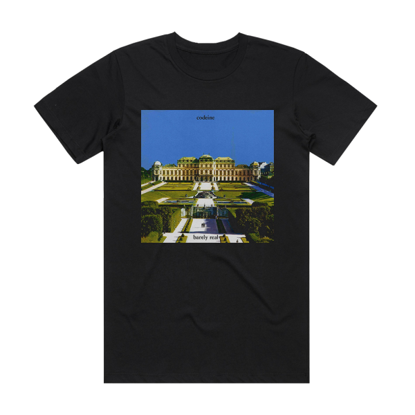 Codeine Barely Real Album Cover T-Shirt Black